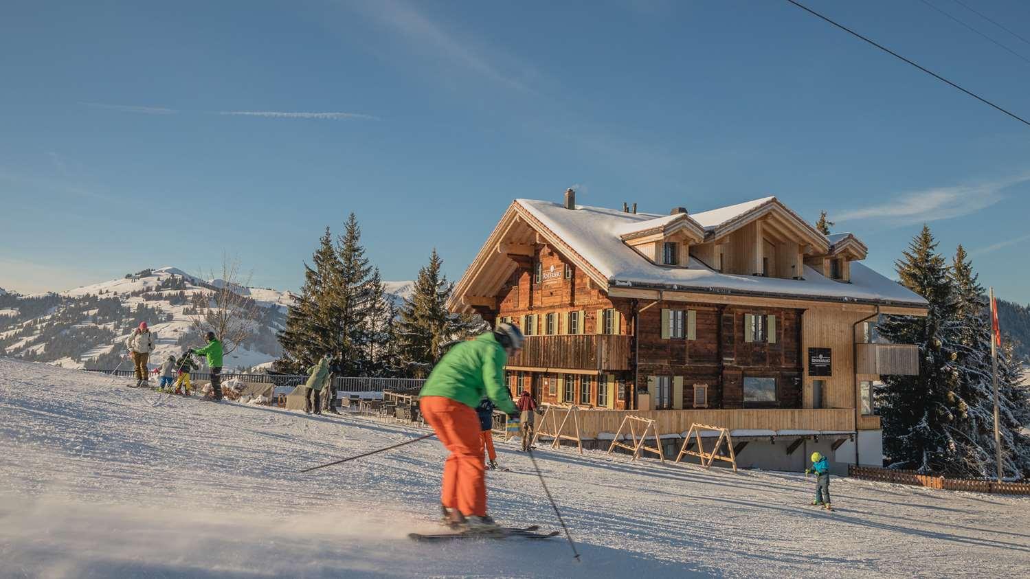 Rinderberg Swiss Alpine Lodge Zweisimmen Eksteriør billede